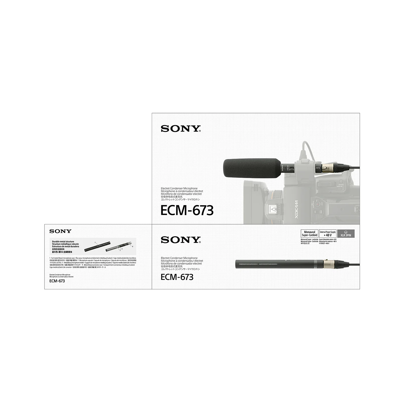 ECM-673 - Short Shotgun Electret Condenser Microphone - Image 7