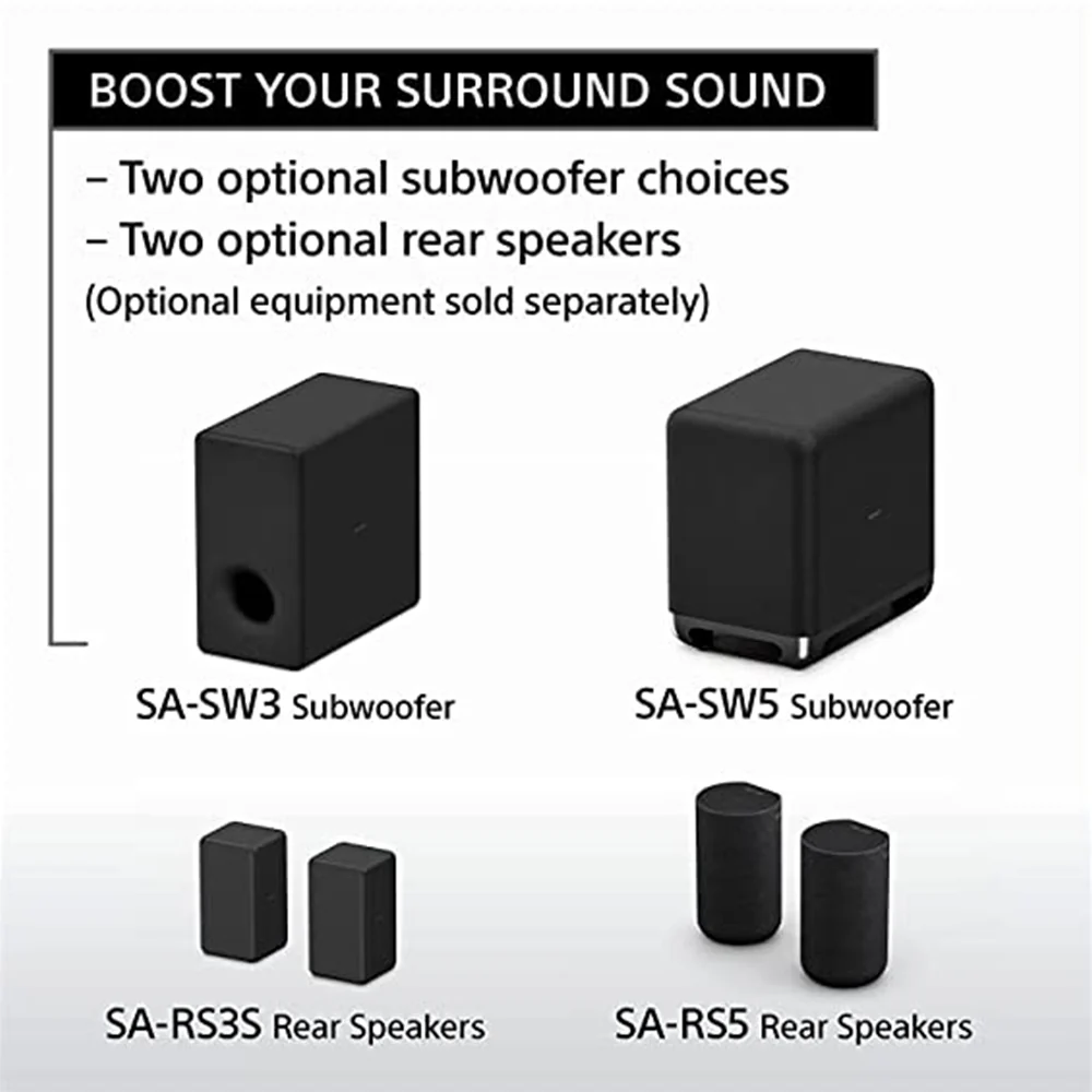 Sony HT-A3000 3.1.ch 360 SSM and Dolby Atmos Soundbar Home Theatre System - Image 5