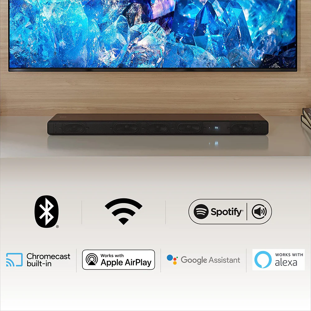 Sony HT-A3000 3.1ch 360 Spatial Sound Mapping SoundbarHome theatre system with Dolby Atmos and wireless Subwoofer SA-SW5 ( 550W,Bluetooth, Hi Res Audio, 360 RA,HDMI eArc & Optical Connectivity) - Image 7
