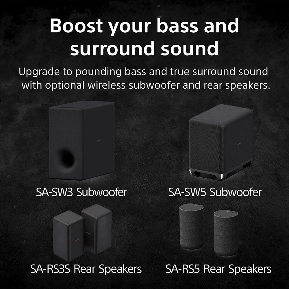 BRAVIA Theater Bar 8 Sound Bar Surround Sound Home Theater with 11 speakers, Dolby Atmos/DTS:X, 360 Spatial Sound Mapping, HDMI 2.1 and supports Spotify Connect/Apple AirPlay - Image 7