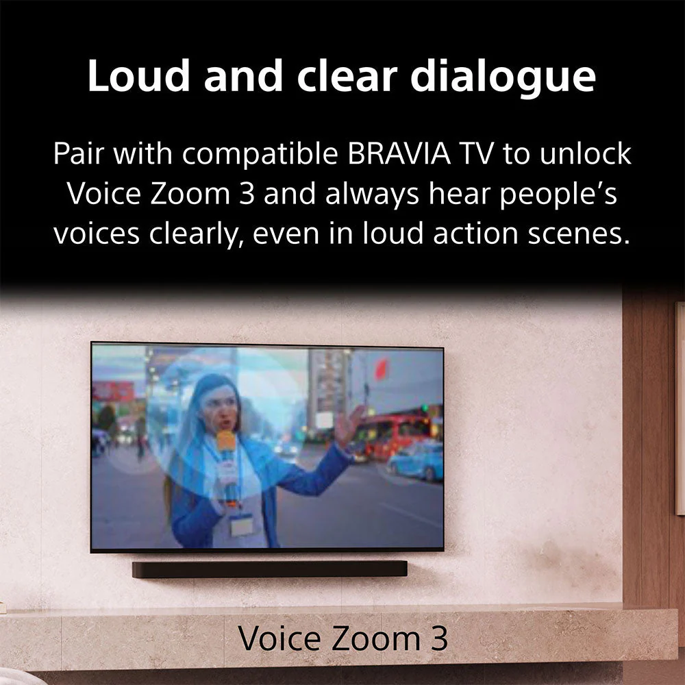 Sony Bravia Theatre Bar 9(HT-A9000) with 360 SSM,IMAX,Dolby Atmos/DTSx Premium Soundbar Home Theatre System with subwoofer SW7 & Rear Speaker SA-RS5(360 RA,Voice Zoom3,8K/4K HDR,HDMI eArc,BT),Black - Image 9