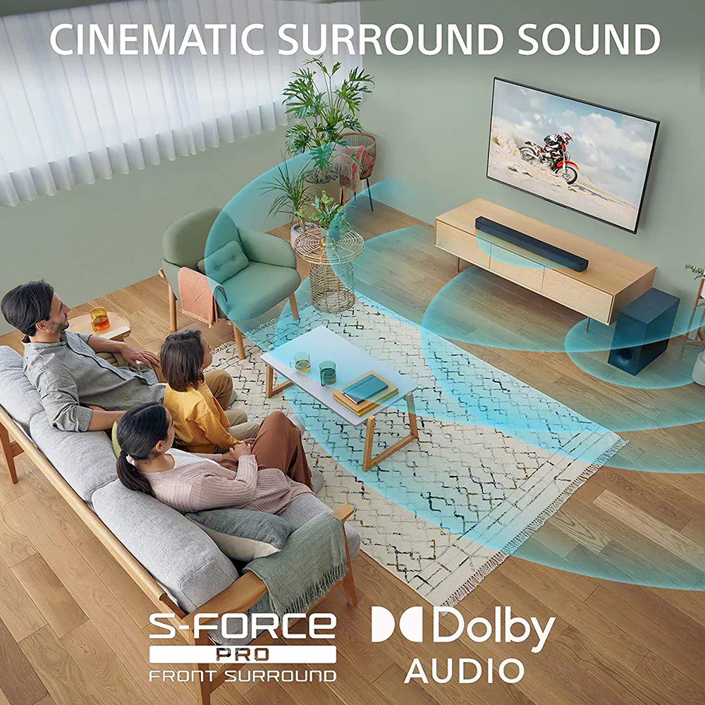 Sony HT-S400 2.1ch Soundbar With Powerful Wireless Subwoofer, S-Force PRO Front Surround Sound and Dolby Digital - Image 12