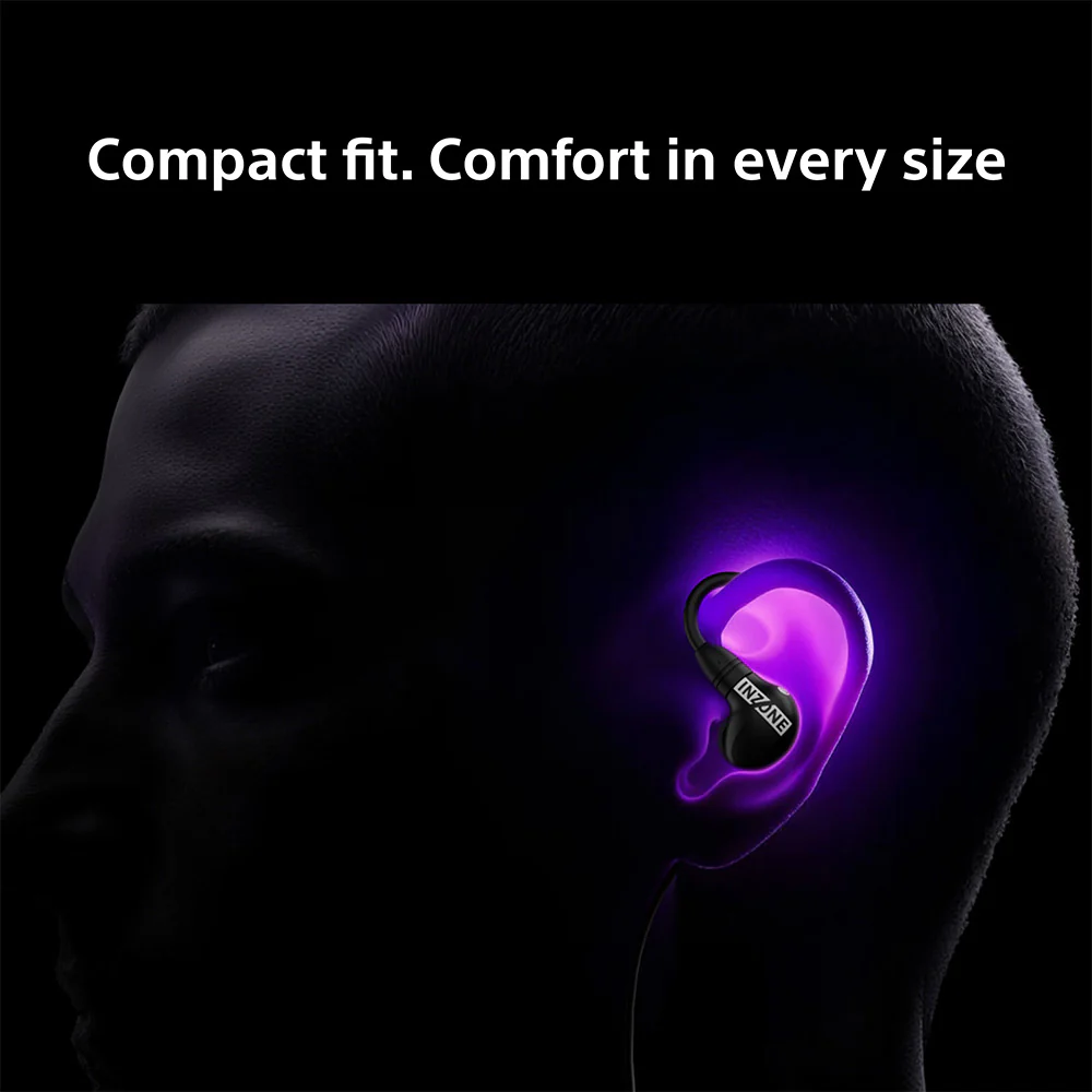 Sony INZONE E9 Wired in-Ear Monitor for Gaming, Tuned for FPS Games, Sound Isolating Earbuds, Comfortable Fit, Low Profile Design, 360 Spatial Sound, Case Included, Developed with Fnatic, White - Image 30