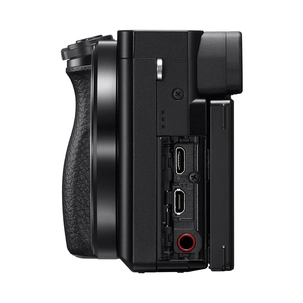 Sony Alpha ILCE-6100X 24.2 MP Mirrorless Digital SLR Camera with SELP16502 Power Zoom & SEL55210 Lens, APS-C Sensor, Fast Auto Focus,Real-time Eye AF,Real-time Tracking, Vlogging & Content Creation -Black - Image 5