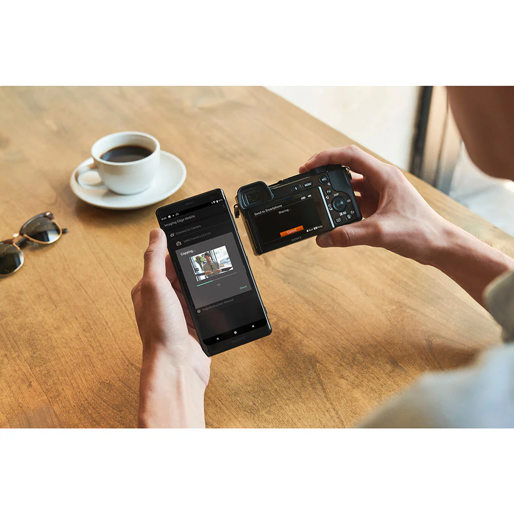 Sony Alpha ILCE-6100X 24.2 MP Mirrorless Digital SLR Camera with SELP16502 Power Zoom & SEL55210 Lens, APS-C Sensor, Fast Auto Focus,Real-time Eye AF,Real-time Tracking, Vlogging & Content Creation -Black - Image 8