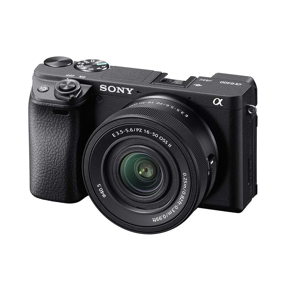 Sony Alpha ILCE-6400K 24.2MP Mirrorless Camera (Black) with  SELP16502  Power Zoom Lens | APS-C Sensor | Real-Time Eye Auto Focus | 4K Vlogging Camera | Tiltable LCD - Black - Image 15