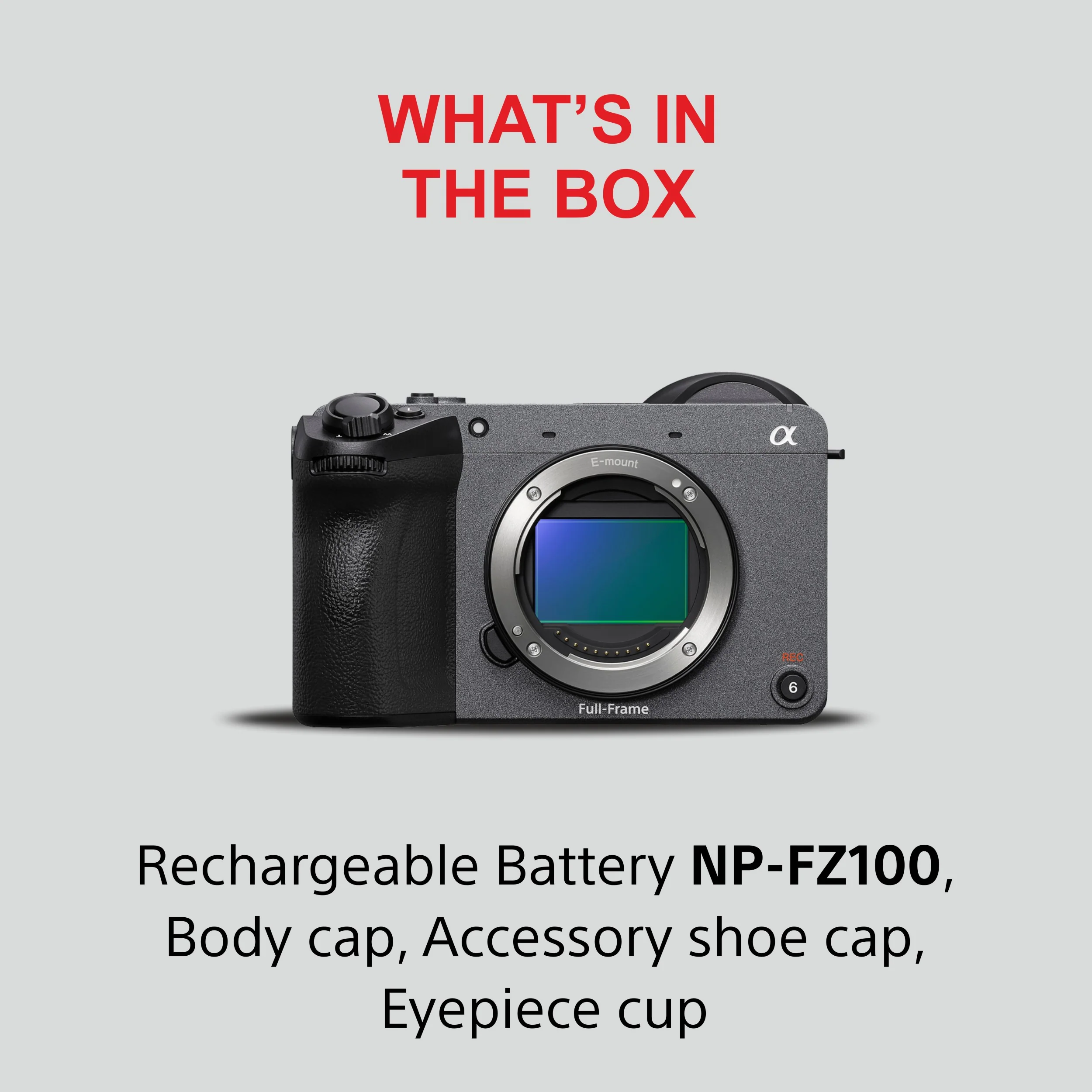 Sony Cinema Line FX2 Full-Frame Camera | 4K 60P | S-Cinetone | Dual Base ISO | Compact & Lightweight | Made for Filmmakers- Grey - Image 13