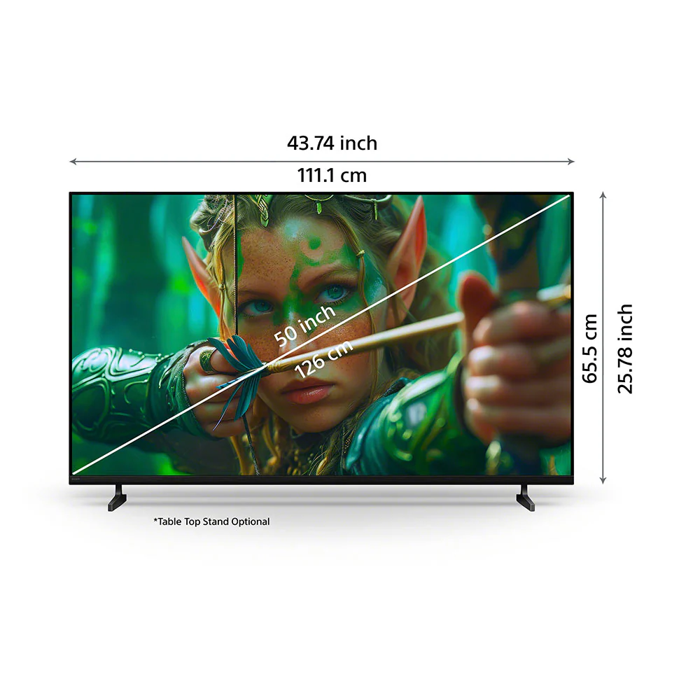 Sony 126 cm (50) BRAVIA 2 II  4K Ultra HD  Smart LED Google TV K-50S22M2 (Black) - Image 7