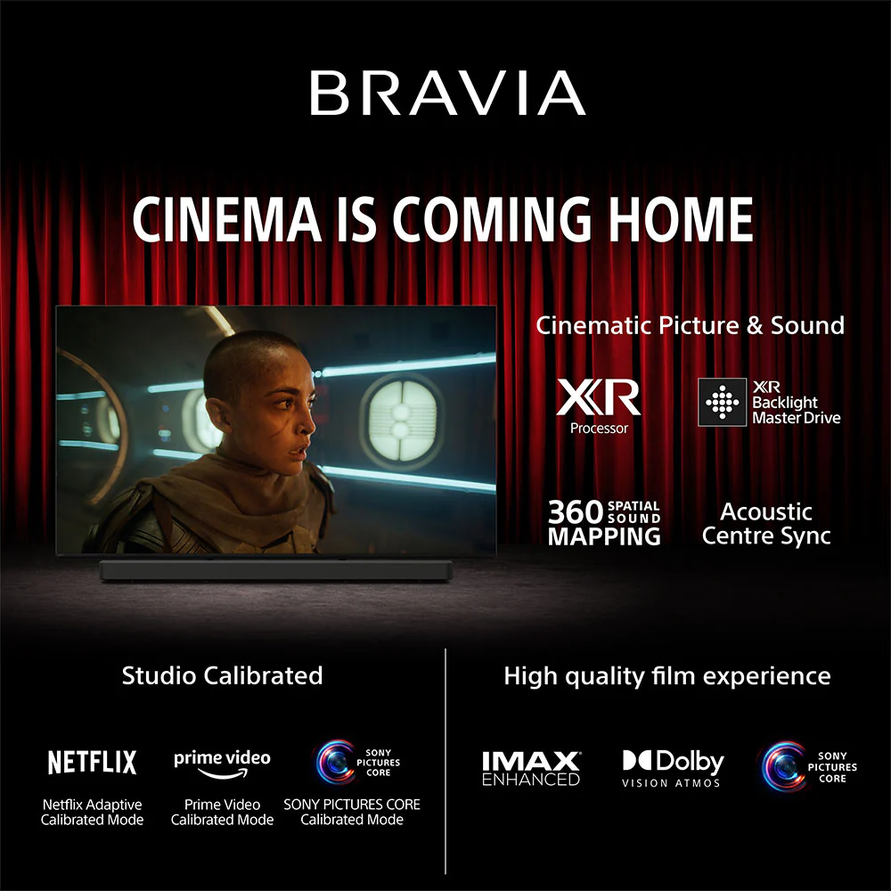 Sony BRAVIA 7 Series 139 cm (55)  4K Ultra HD AI Smart Mini LED Google TV K-55XR70 (Black) - Image 10