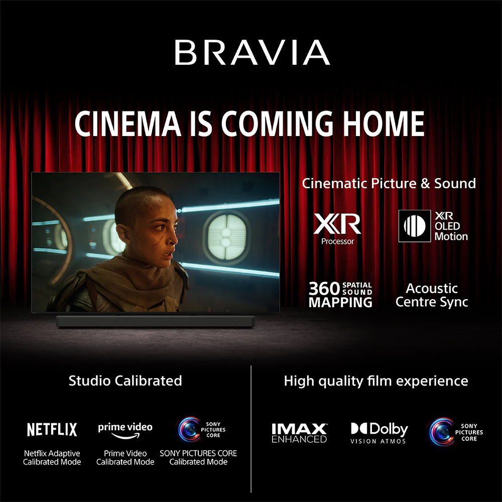 Sony 164 cm (65) BRAVIA 8 4K Ultra HD Smart OLED Google TV K-65XR80 (Black) - Image 10