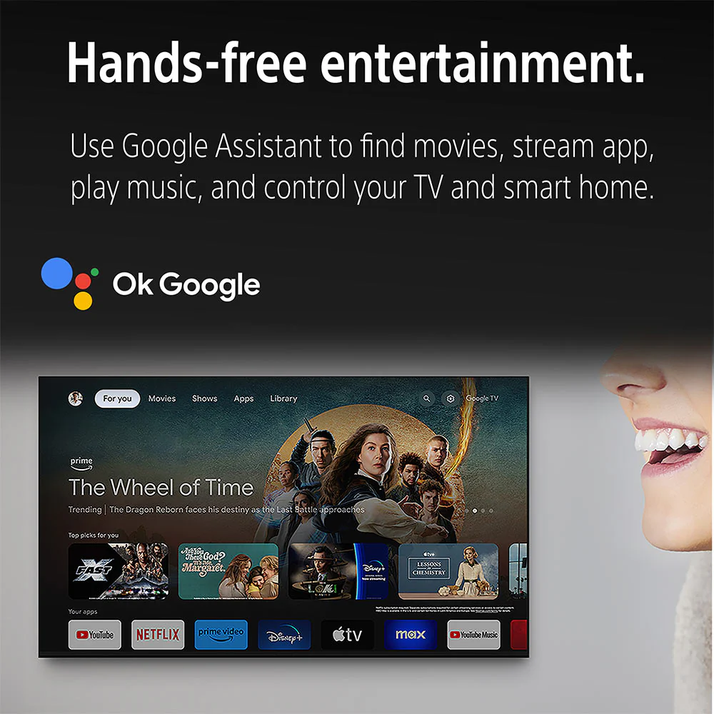 Sony 189 cm (75) BRAVIA 3 4K Ultra HD Smart LED Google TV K-75S30 (Black) - Image 16
