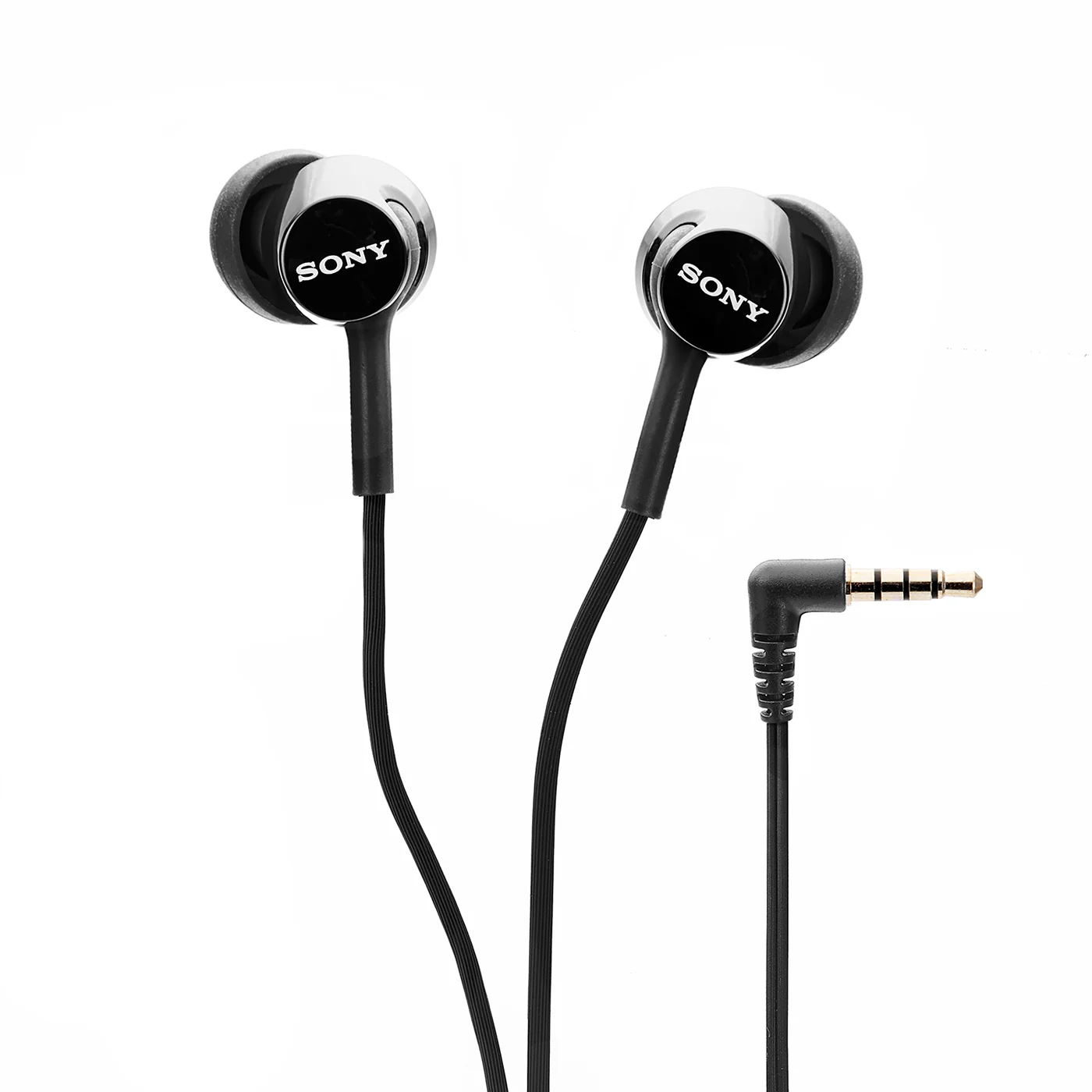 Sony MDR-EX155AP in-Ear Headphones with Mic and Tangle Free Cable (Black) - Image 3