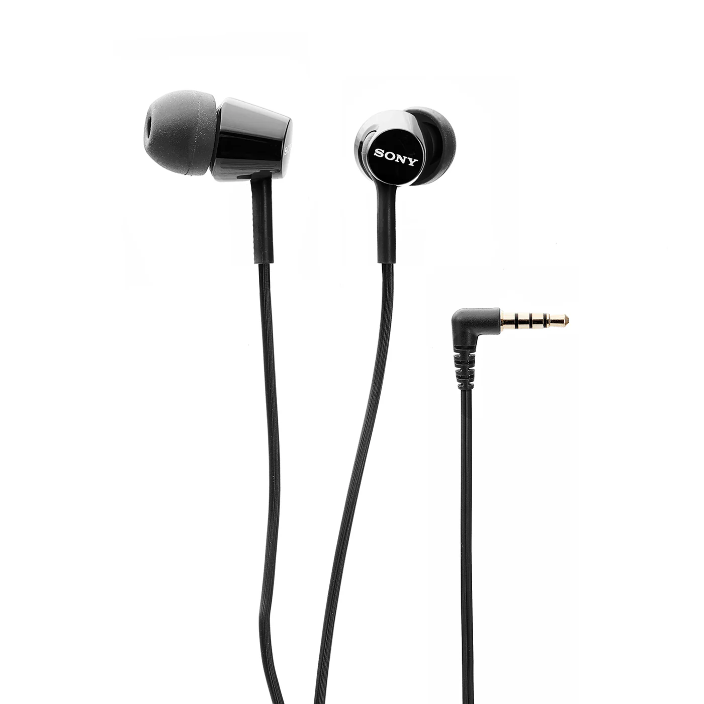 Sony MDR-EX155AP in-Ear Headphones with Mic and Tangle Free Cable (Black) - Image 5
