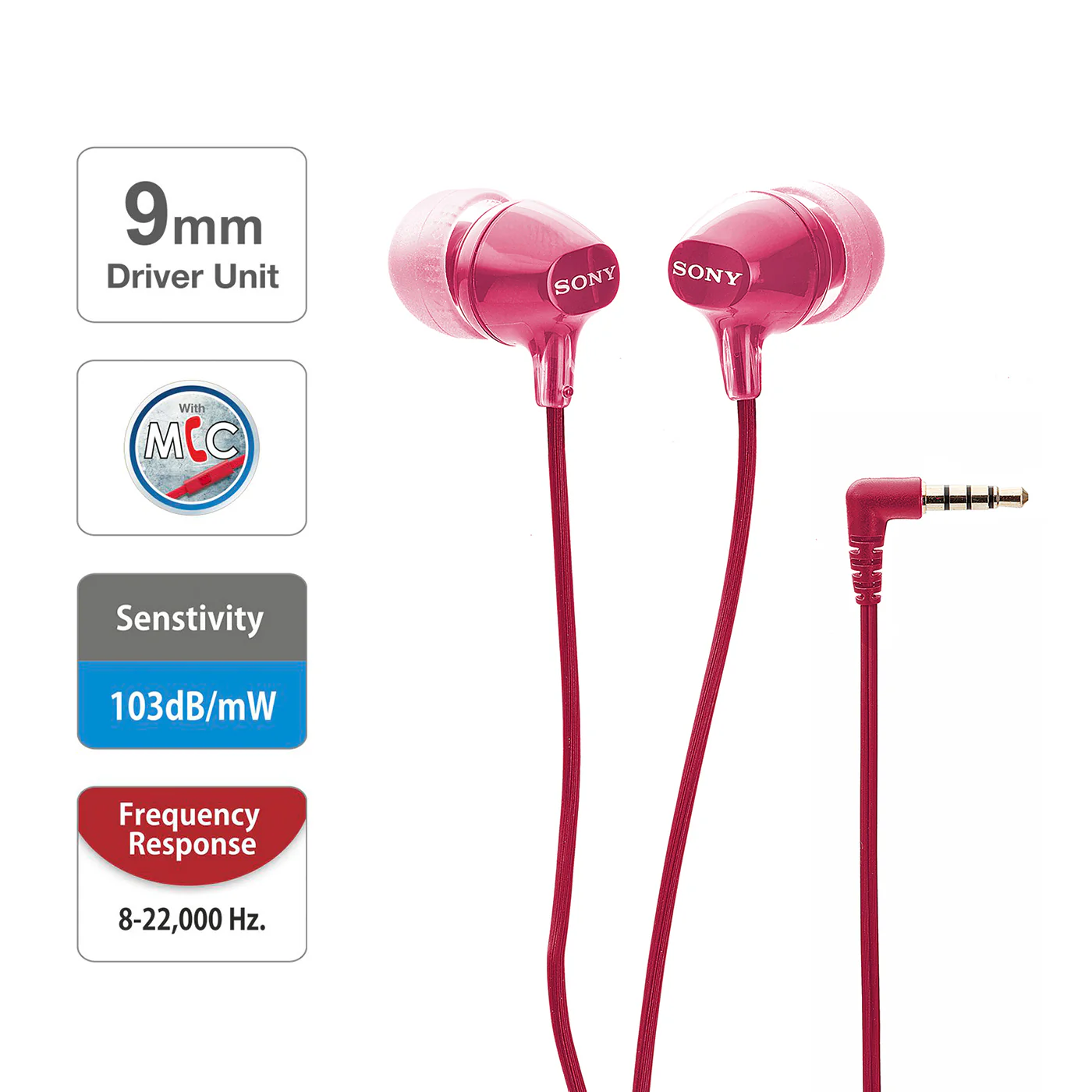 Sony MDR-EX15AP In-Ear Stereo Headphones with Mic - Image 16