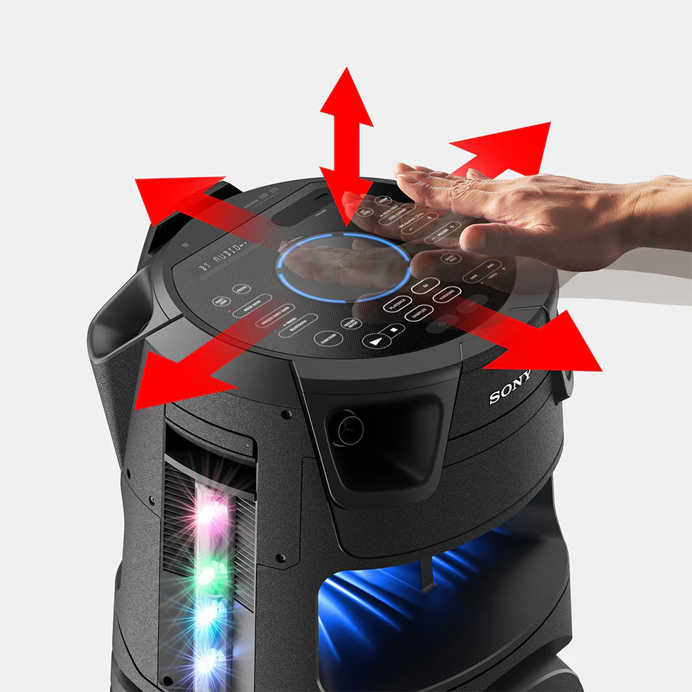 Sony MHC-V73D High Power Audio System with Bluetooth Technology(Karaoke,Gesture Control, Party Light, Taiko) - Image 3