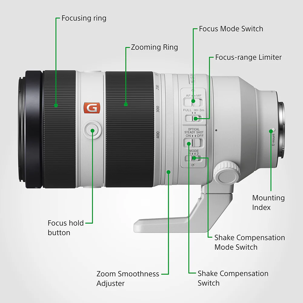 Sony Super telephoto Zoom 100-400mm G Master lens (SEL100400GM) E-Mount Full-Frame - Image 11