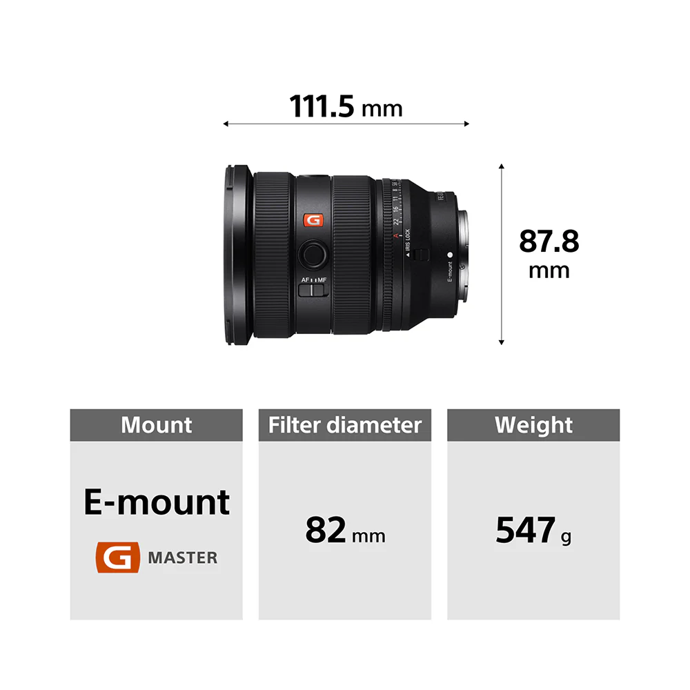 Sony E Mount FE 16–35 mm F2.8 GM I Full Frame Lens (SEL1635GM2) | Smallest & Lightest | Wide-Angle Zoom Lens | High Resolution & Bokeh - Image 3