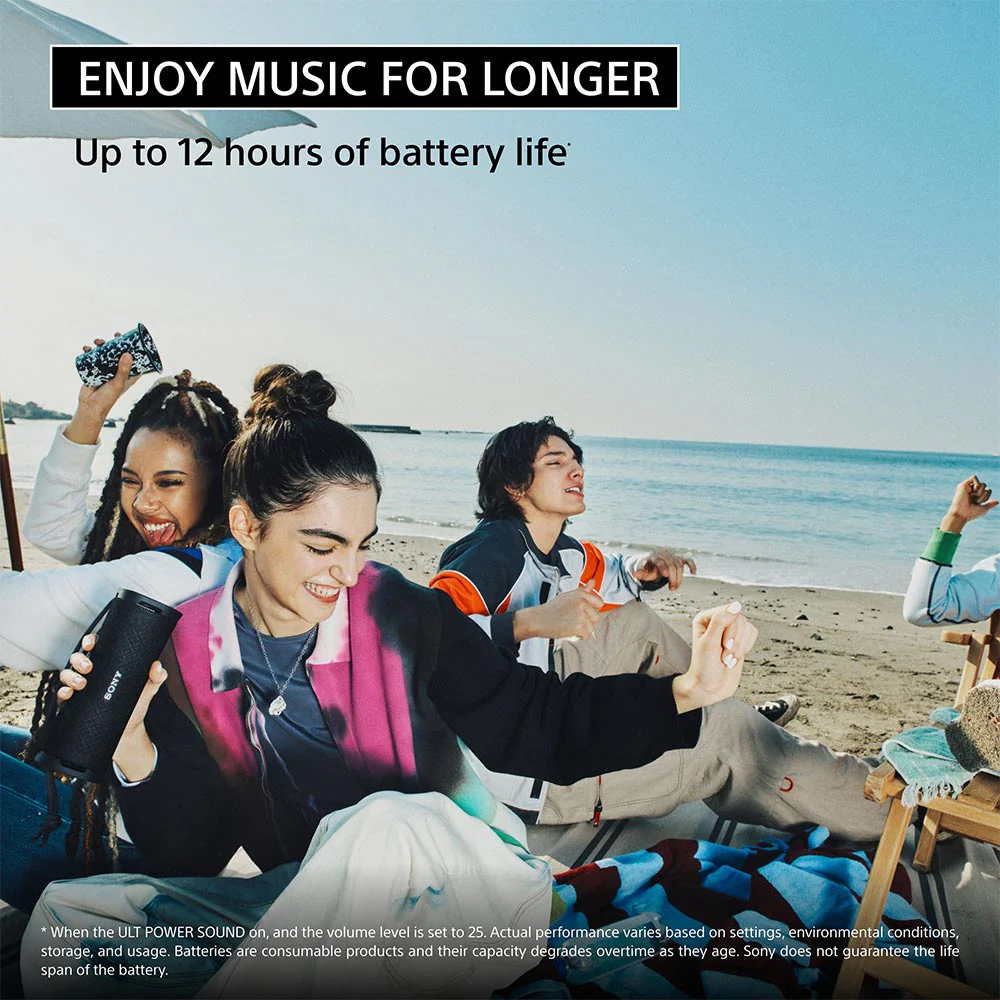 Sony ULT FIELD 1 Wireless Ultra Portable Bluetooth Compact Speaker with 12hrs of Battery Life IP67 Waterproof,Dustproof,Shockproof,Detachable Strap(ULT Button for Massive Bass) - Image 17