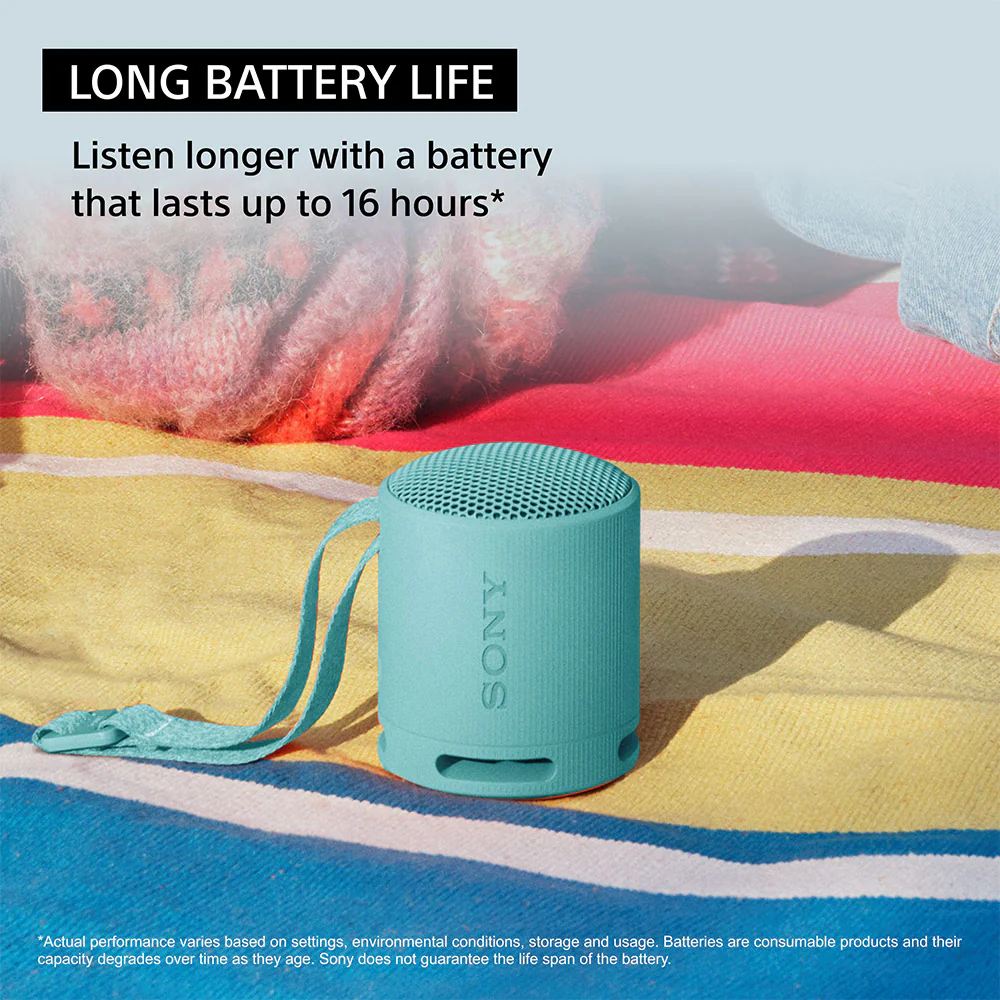 Sony SRS-XB100 Extra BASS Wireless Portable Compact Speaker IP67 Waterproof Bluetooth - Image 33
