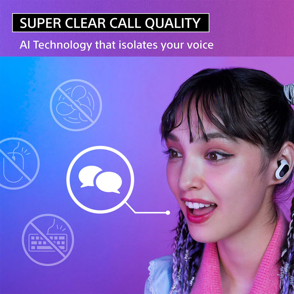 Sony INZONE Buds WF-G700N Truly Wireless Noise Cancelling Gaming in-Ear Earbuds, with 24 Hour Battery, for Mobile, PC, PS5, 360 Spatial Sound, 30ms Low Latency, USB-C Dongle & LE Audio (LC3)- White - Image 23