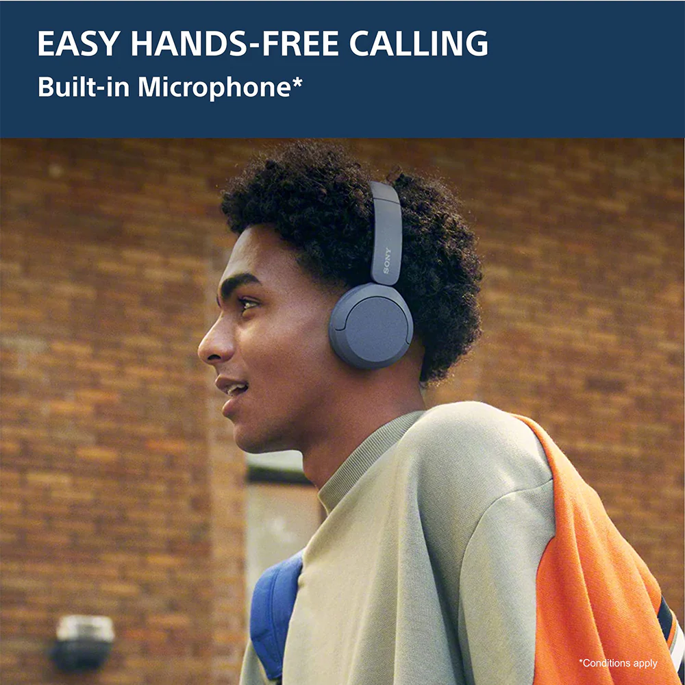 Sony WH-CH520, Wireless On-Ear Bluetooth Headphones with Mic, up to 50 Hours Playtime, DSEE Upscale, Multipoint Connectivity/Dual Pairing & Voice Assistant Support for Mobile Phones - Image 31