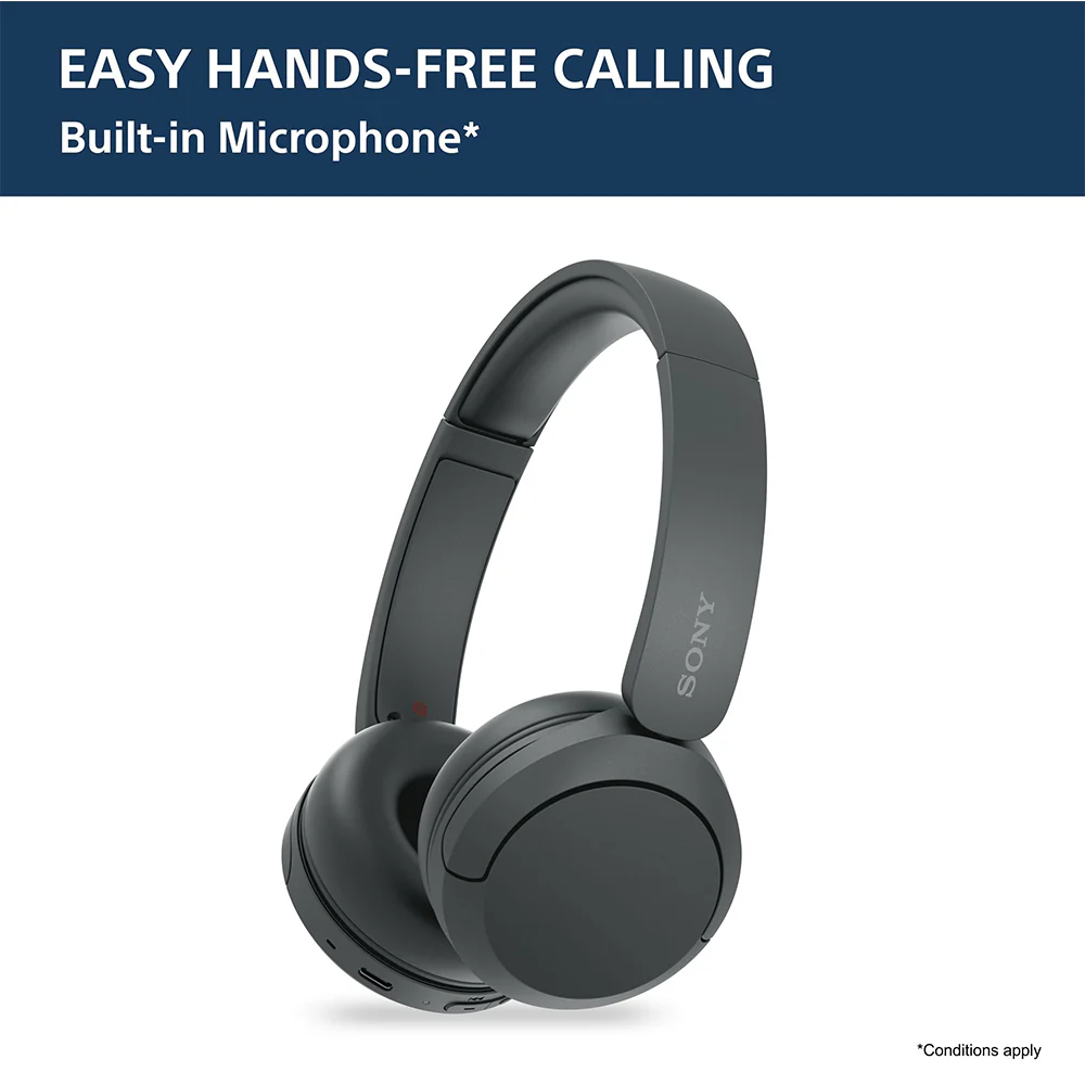 Sony WH-CH520, Wireless On-Ear Bluetooth Headphones with Mic, up to 50 Hours Playtime, DSEE Upscale, Multipoint Connectivity/Dual Pairing & Voice Assistant Support for Mobile Phones - Image 9