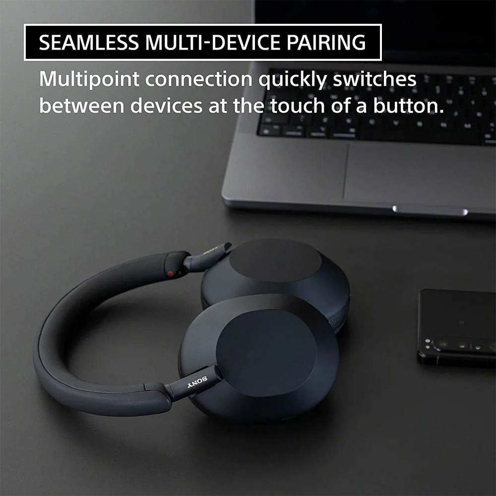 Sony WH-1000XM5 Wireless The Best Active Noise Cancelling Headphones, 8 Mics for Clear Calling, Battery- 40Hrs(w/o NC), 30Hrs(with NC), 3Min Quick Charge=3Hrs Playback, Multi Point Connectivity Black - Image 40