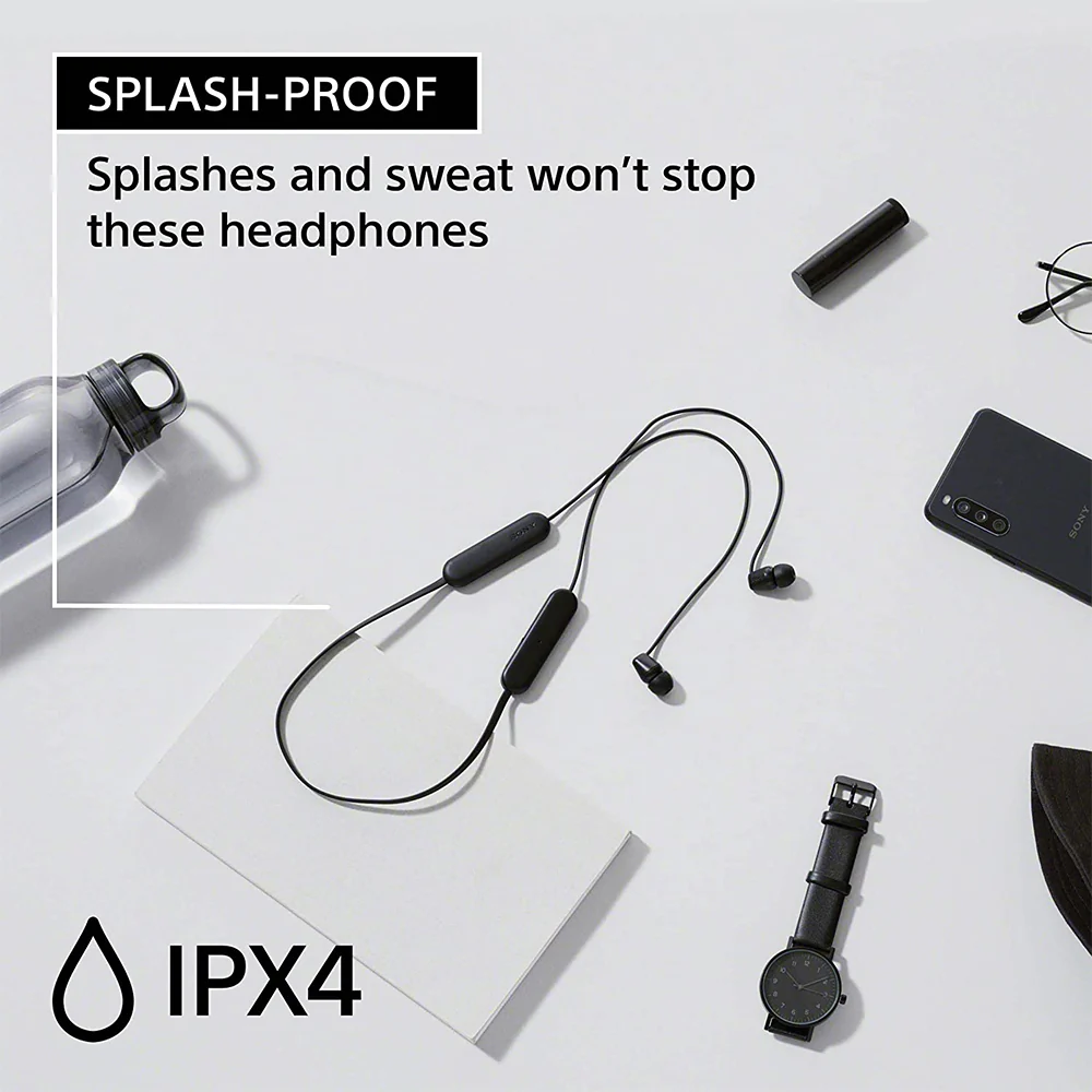Sony WI-C100 Wireless Headphones with 25 Hrs Battery, Quick Charge, DSEE-Upscale, Splash Proof (IPX4), 360RA, Clear Bass, Fast Pair, in-Ear Bluetooth Headset with mic for Phone Calls & Music - Image 23