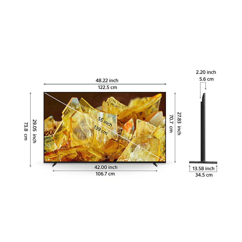 Sony XR-55X90L Bravia 139 cm (55) XR Series 4K Ultra HD Smart Full array LED Google TV  (Black) - Image 6